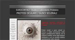 Desktop Screenshot of laprotesioculare.it